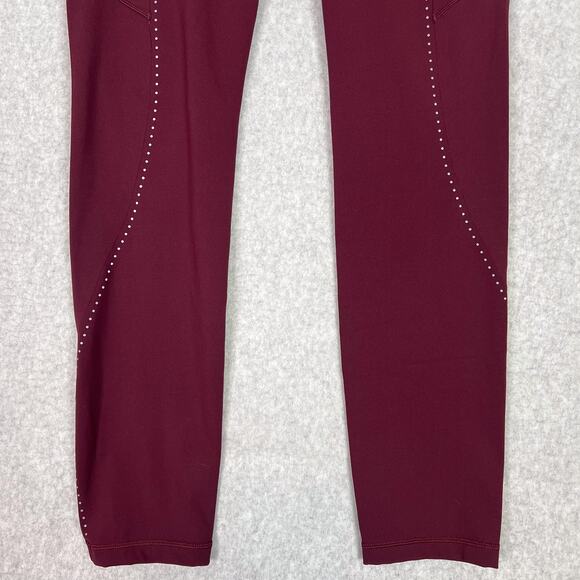 Lululemon Garnet Extra Mile Crop Reflective 23" Size 4 - Picture 3 of 9